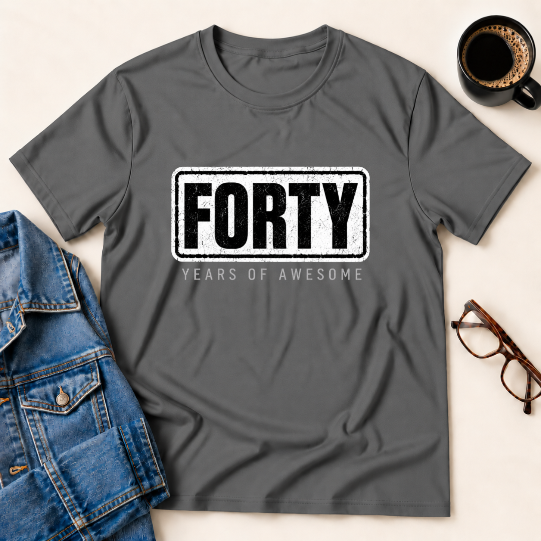 Forty Years Of Awesome T-Shirt
