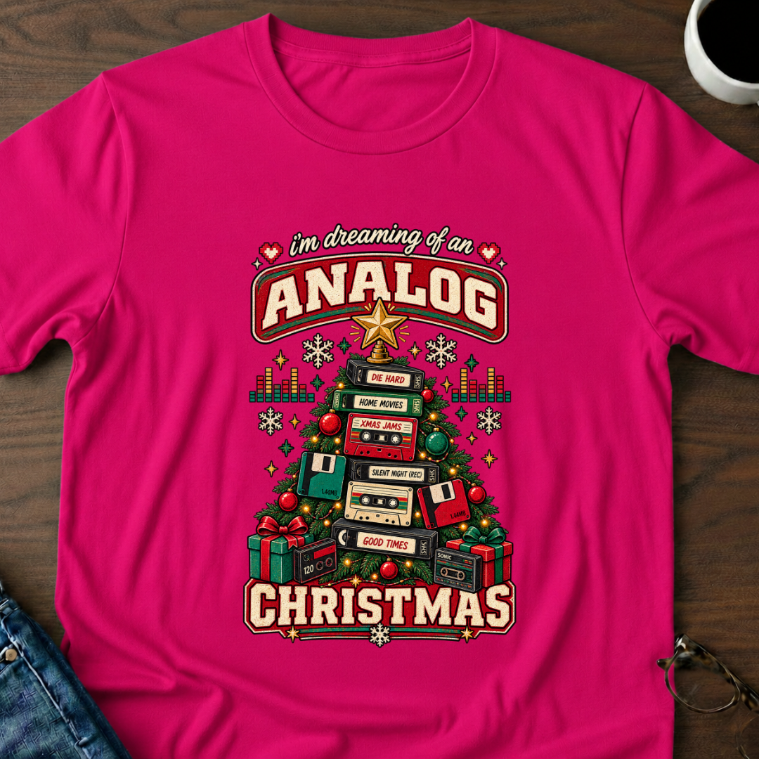 I'm Dreaming Of An Analog Christmas T-Shirt