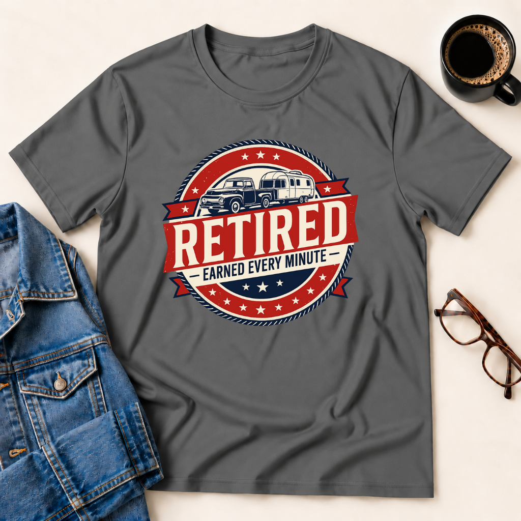 Retired - Earned Every Minute T-Shirt