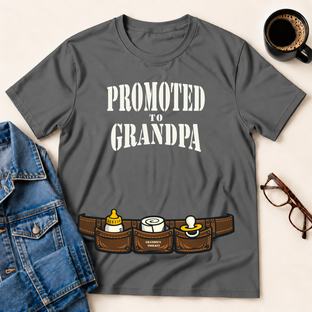 Promoted To Grandpa T-Shirt
