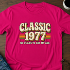 Classic 1977 - Birthday T-Shirt