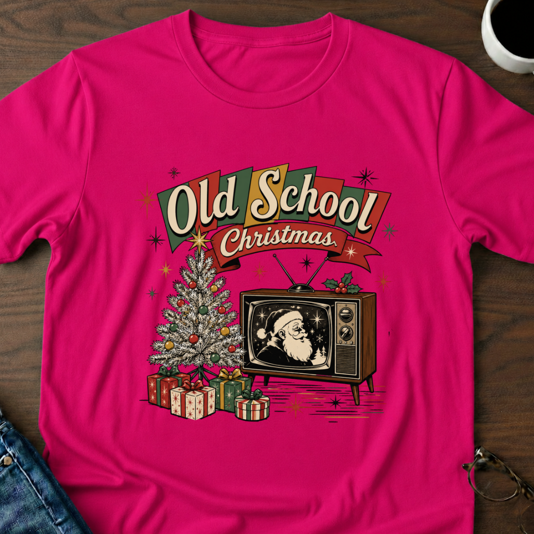 Old School Christmas T-Shirt
