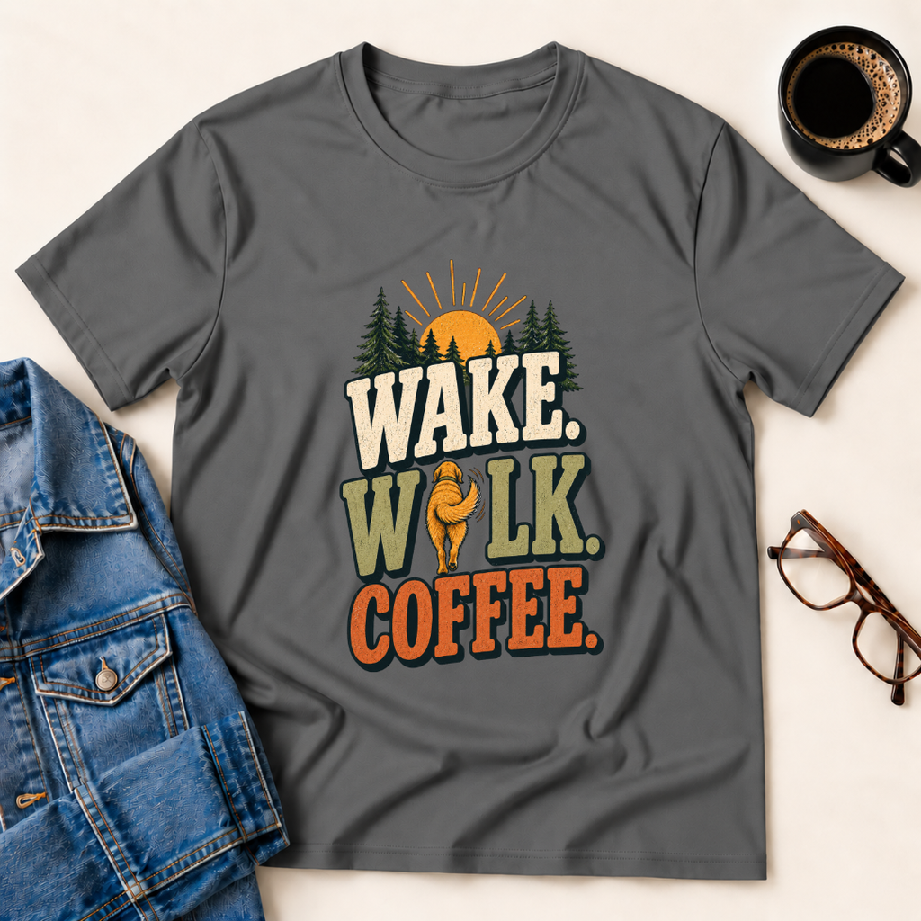 Wake Walk Coffee  T-Shirt
