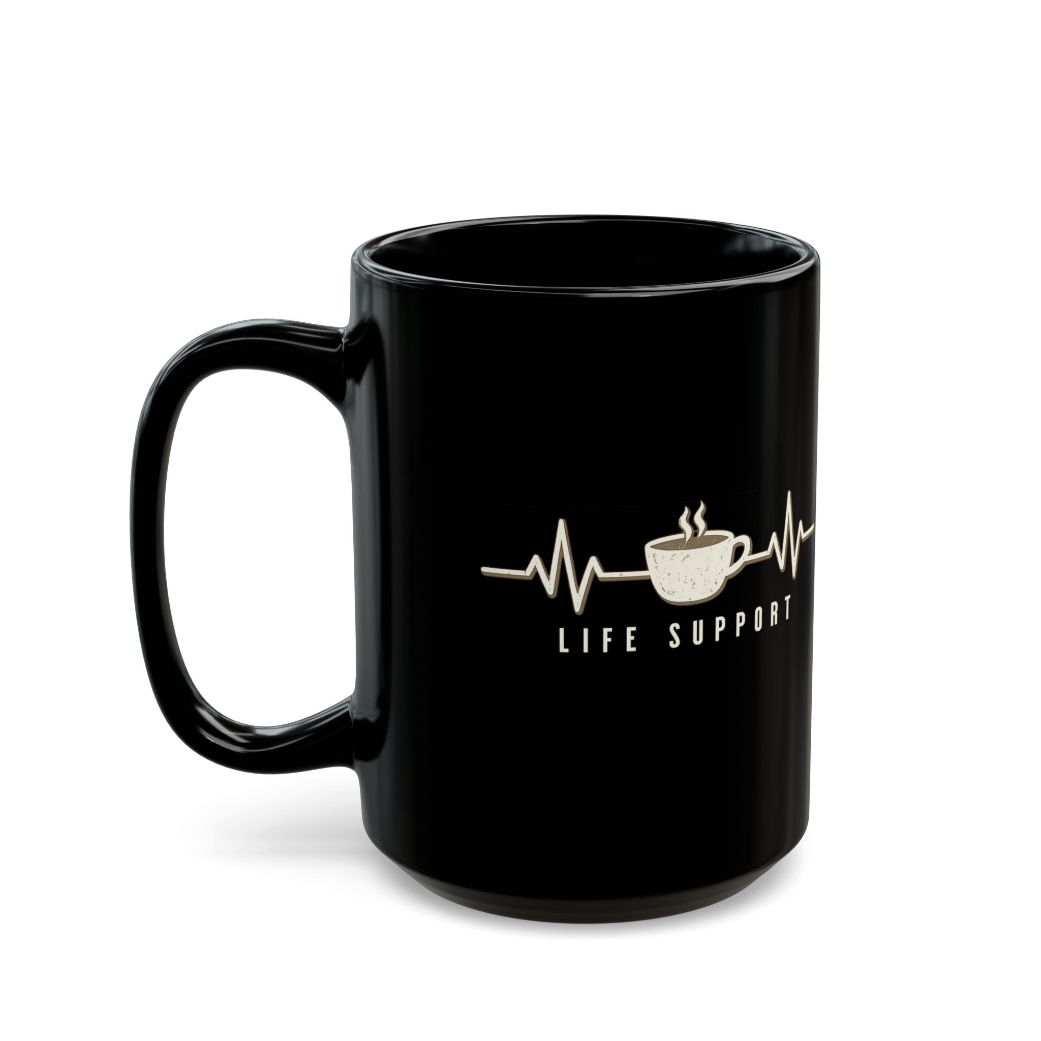 Coffee Mug — "Life Support" Ceramic Mug