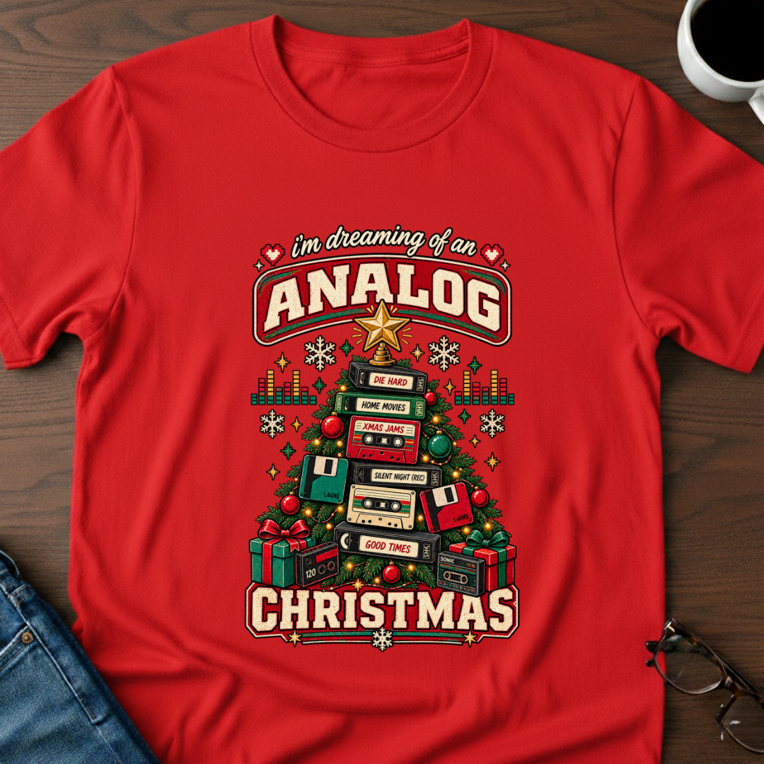 I'm Dreaming Of An Analog Christmas T-Shirt