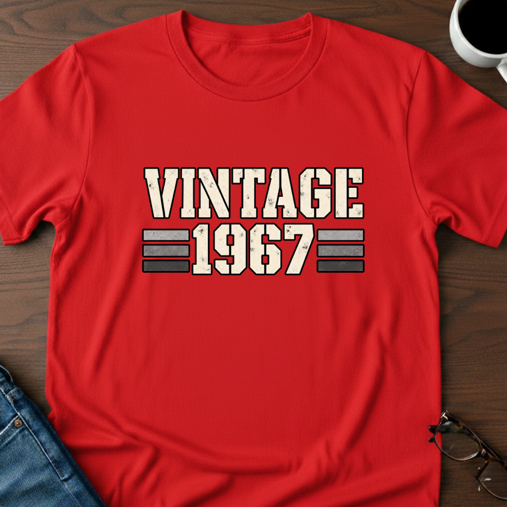 Vintage 1967 - Birthday T-Shirt