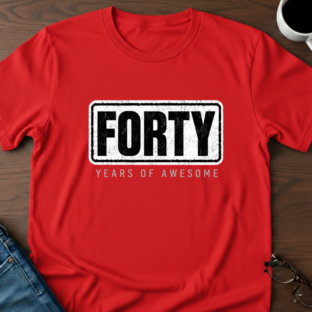Forty Years Of Awesome T-Shirt