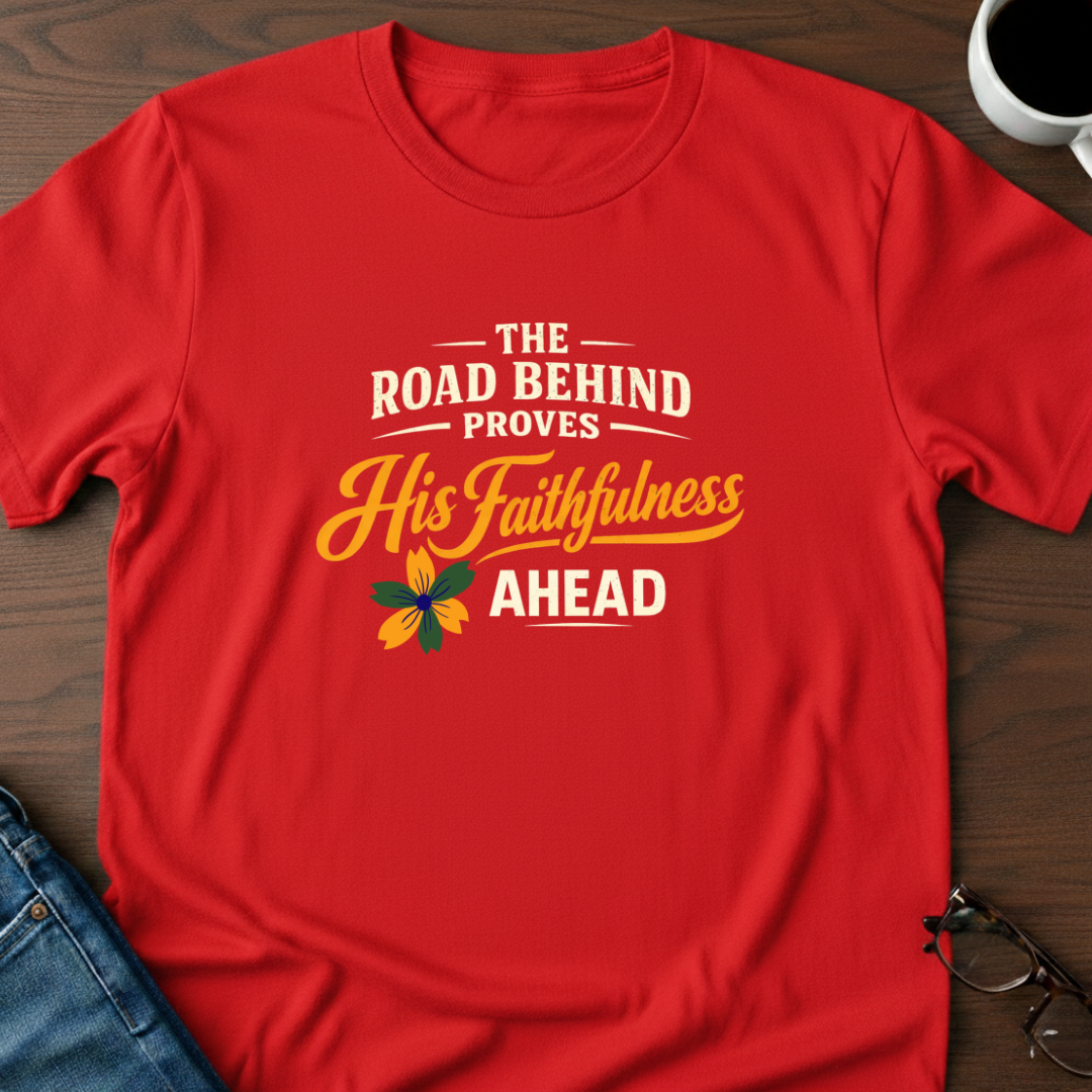 The Road Behind Proves His Faithfulness T-Shirt
