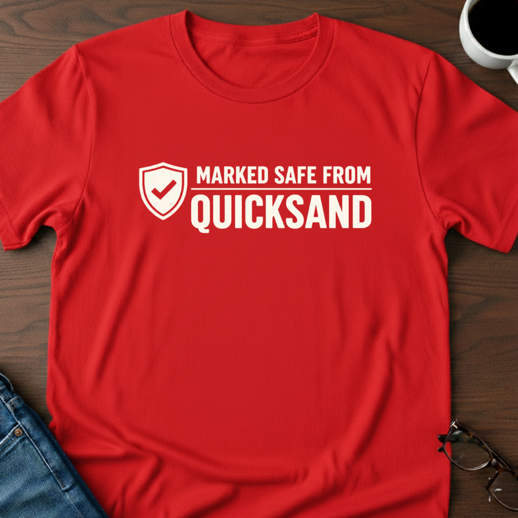 Marked Safe From Quicksand T-Shirt