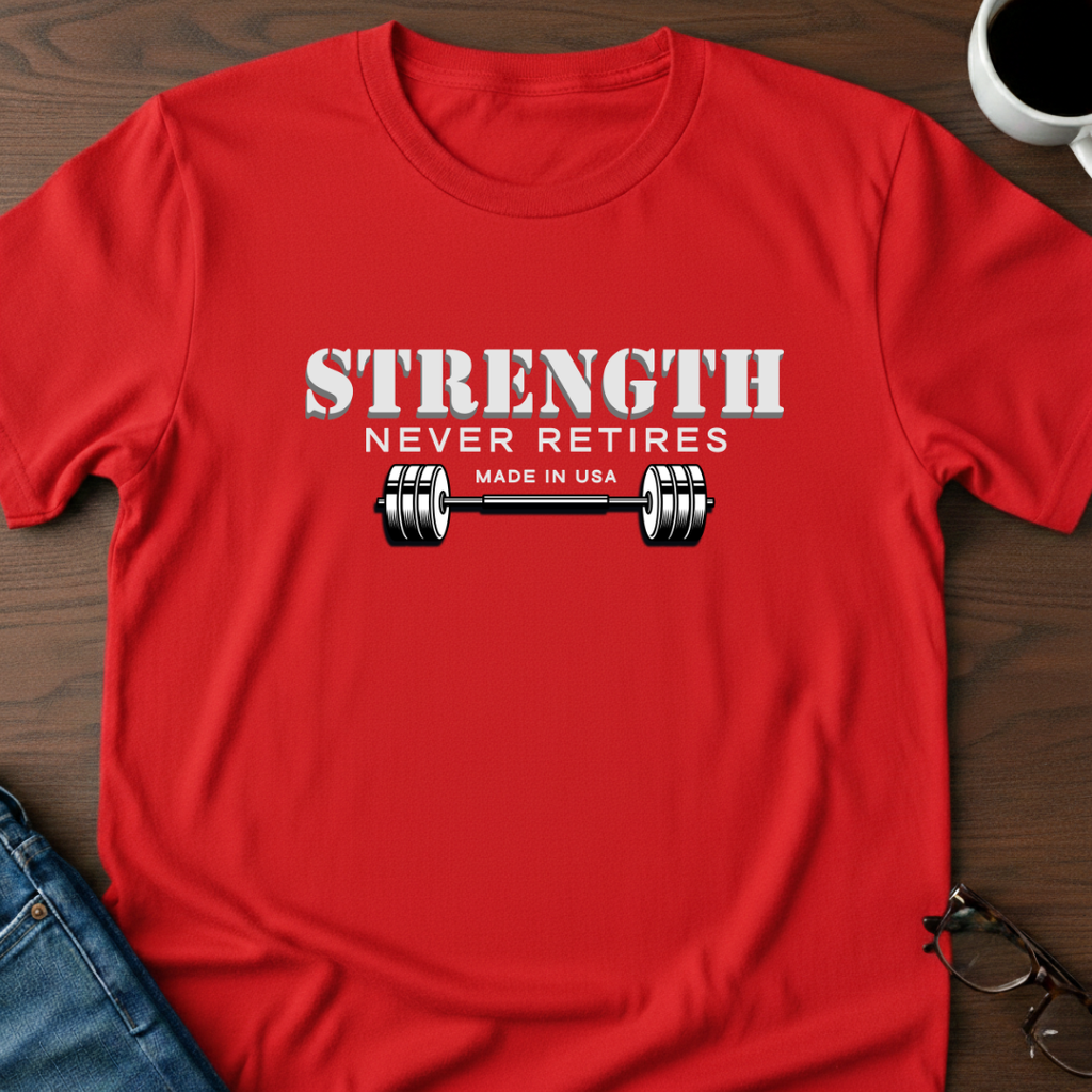 Strength Never Retires T-Shirt