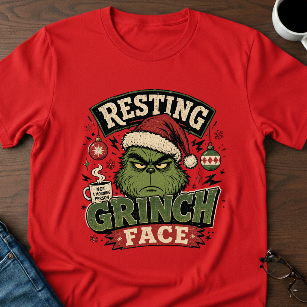 Resting Grinch Face T-Shirt