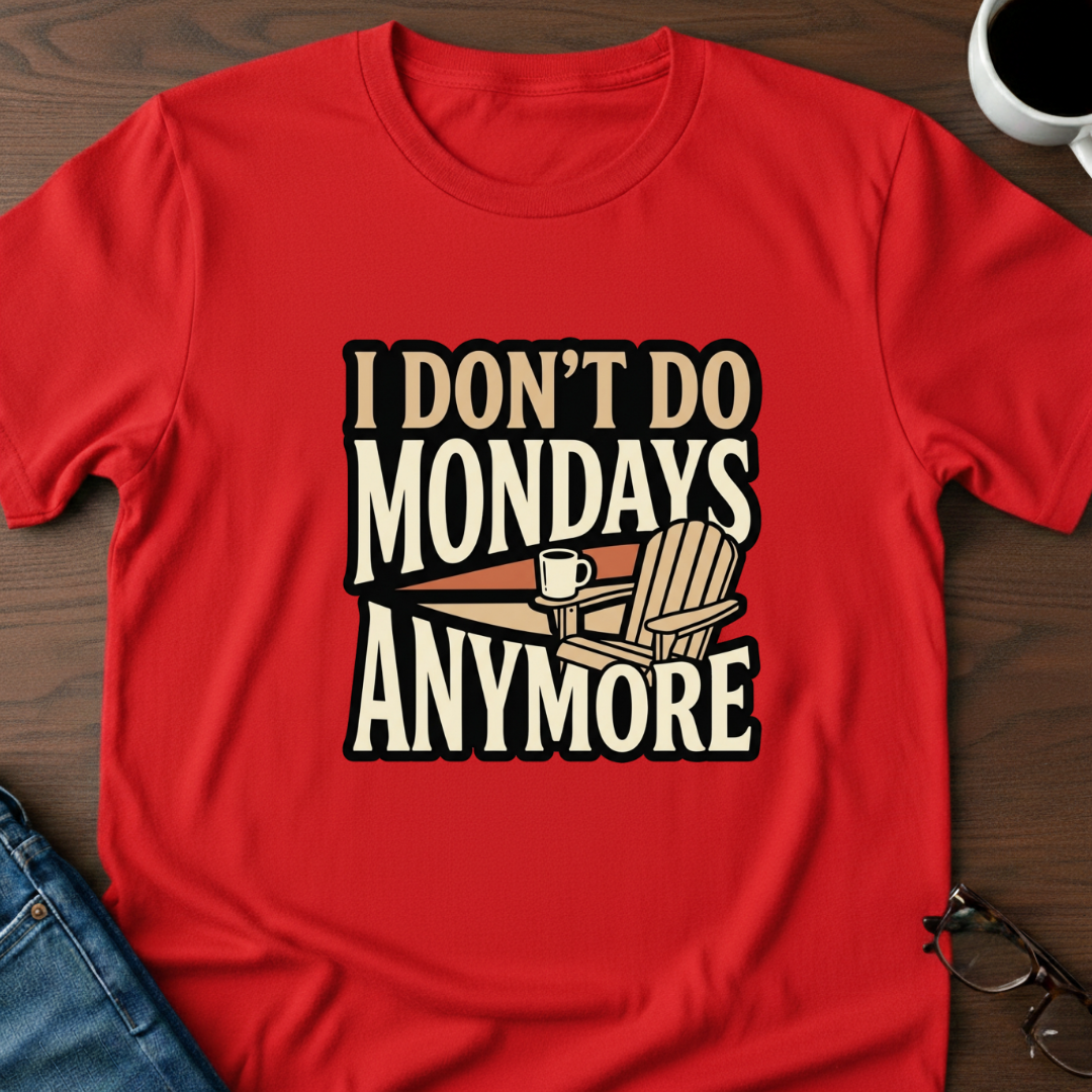 I Don't Do Mondays Anymore T-Shirt