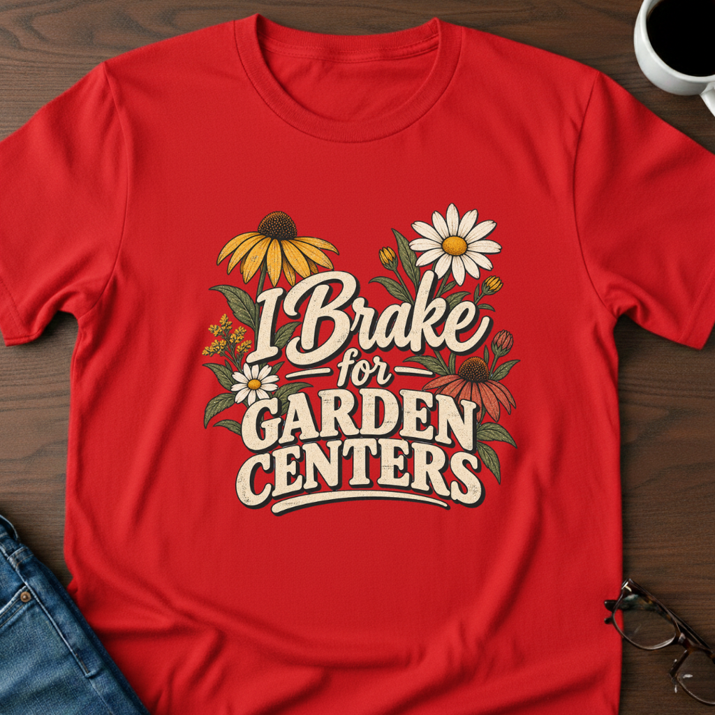 I Brake For Garden Centers T-Shirt