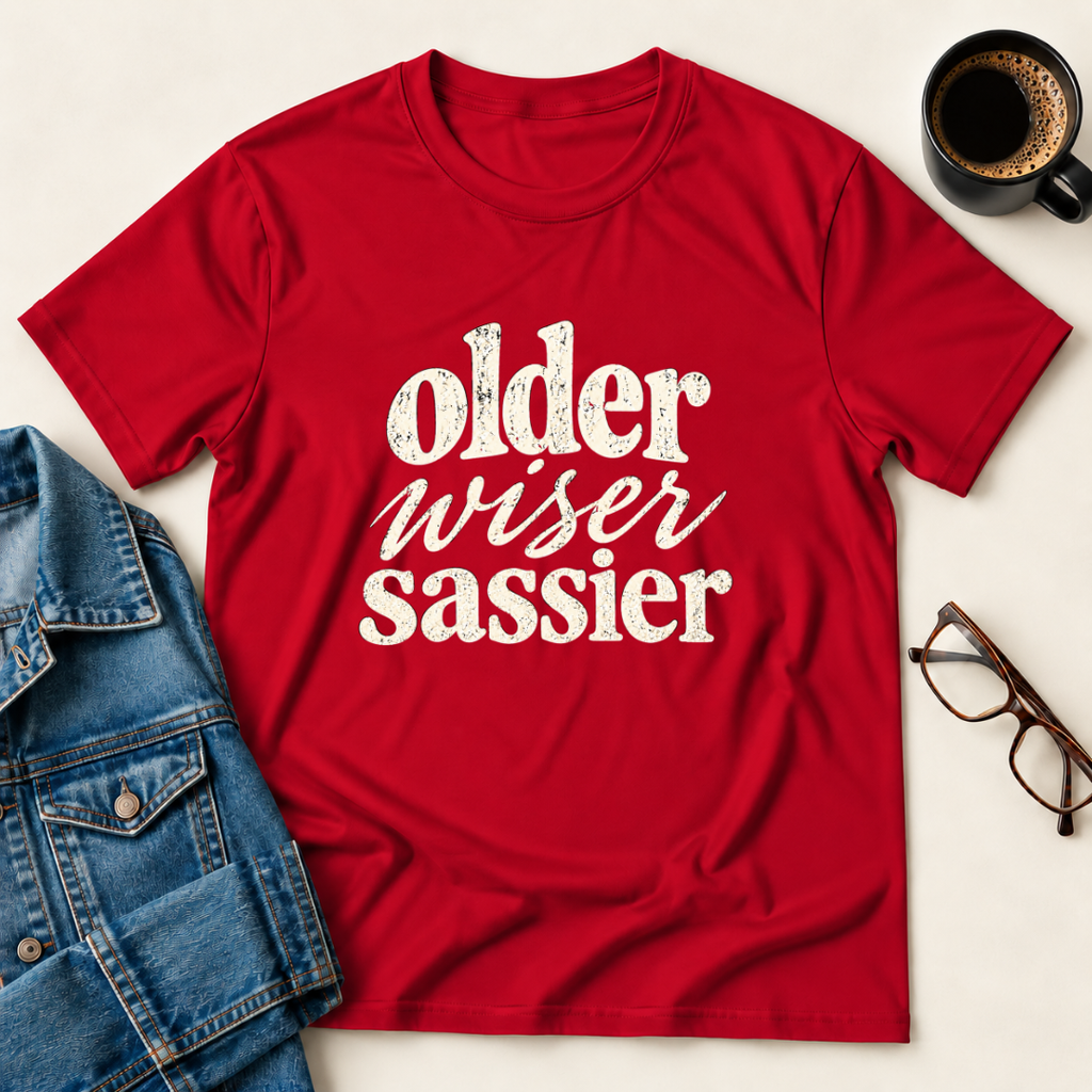 Older, Wiser, Sassier T-Shirt