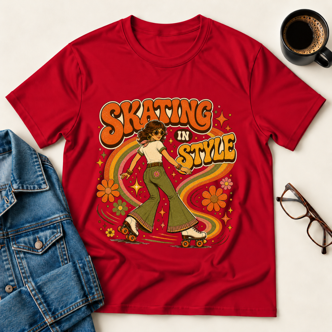 Skating In Style T-Shirt