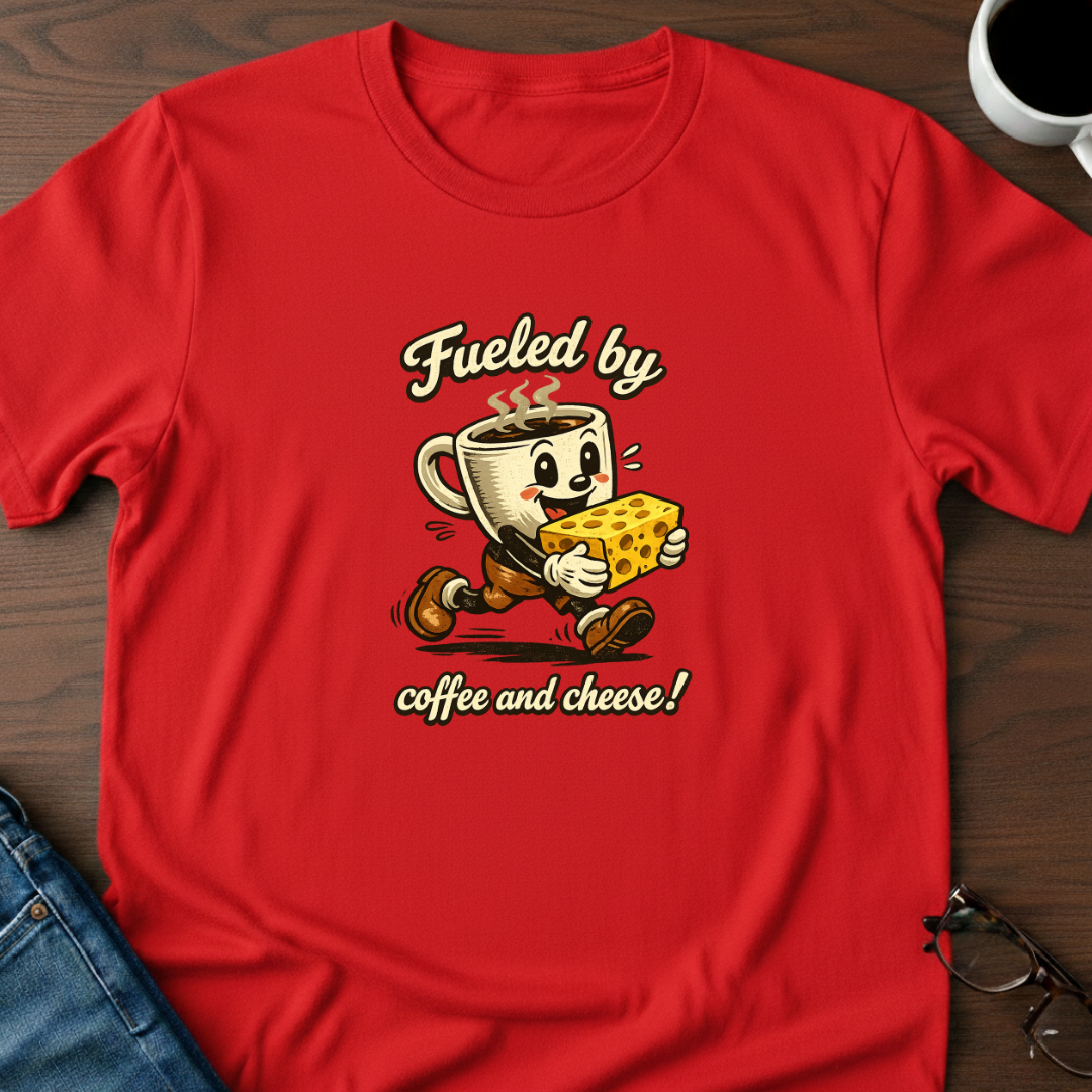 Fueled by Coffee & Cheese T-Shirt