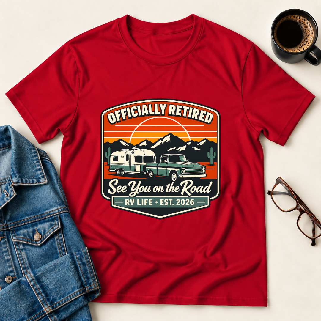 Officially Retired 2026-T-Shirt
