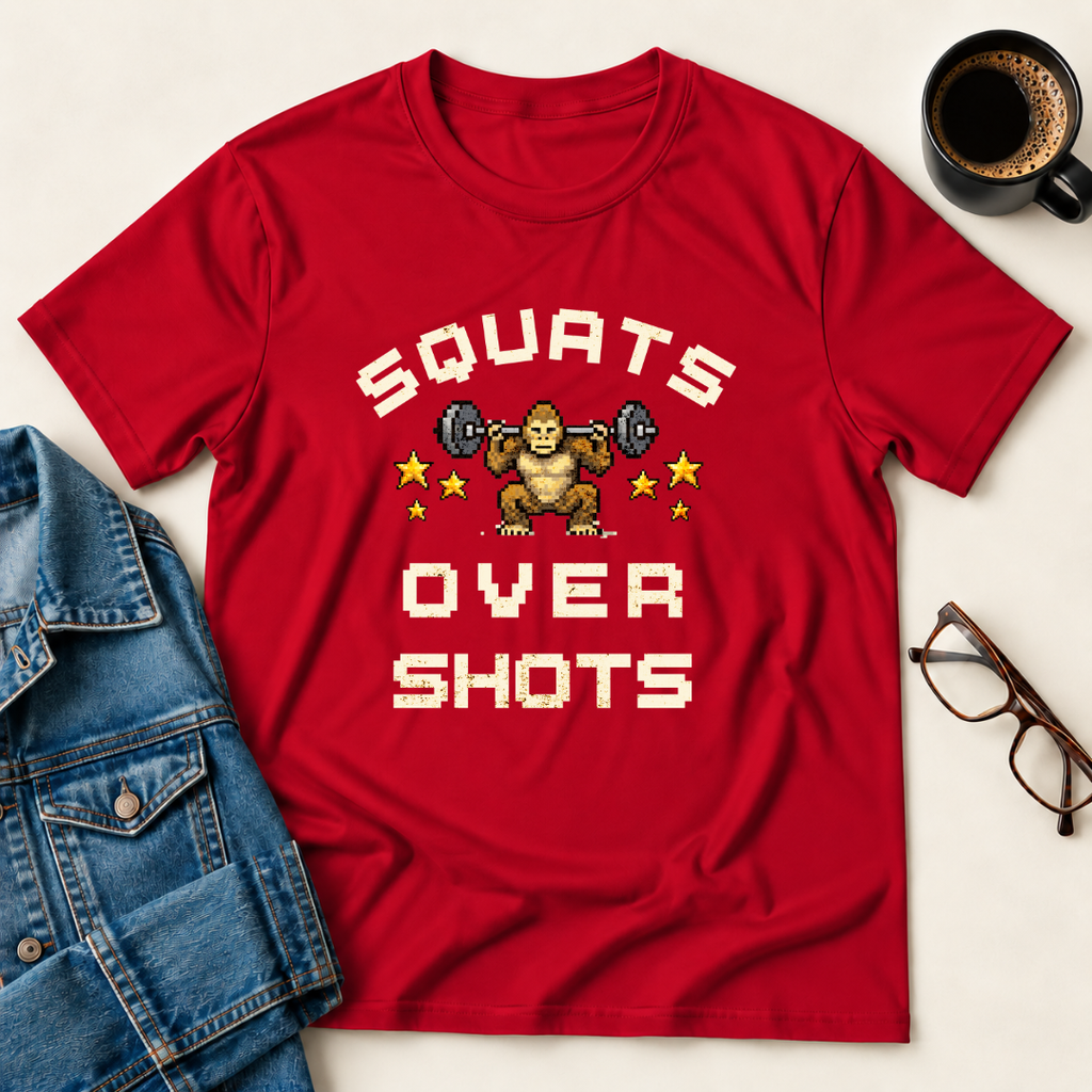 Squats Over Shots T-Shirt