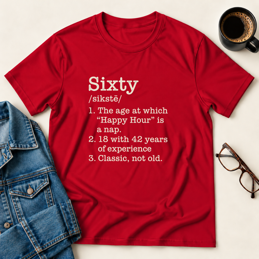 Sixty Defined - Birthday T-Shirt