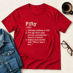 Fifty Defined - Birthday T-Shirt