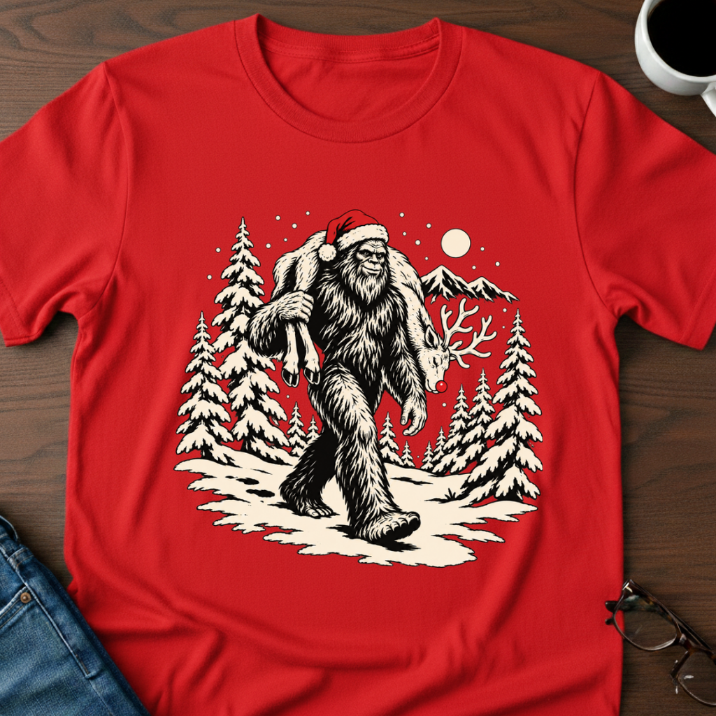 Squatch & Reindeer T-Shirt
