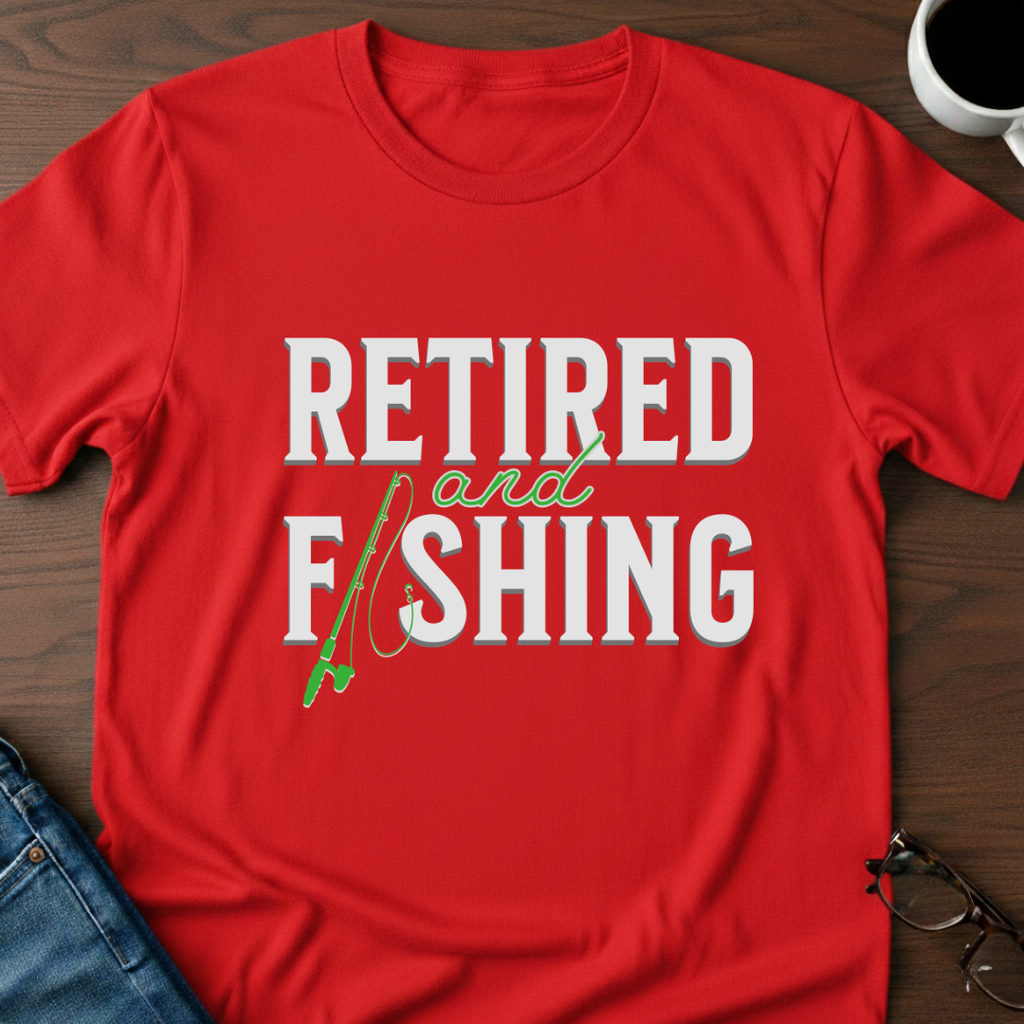 Retired & Fishing T-Shirt