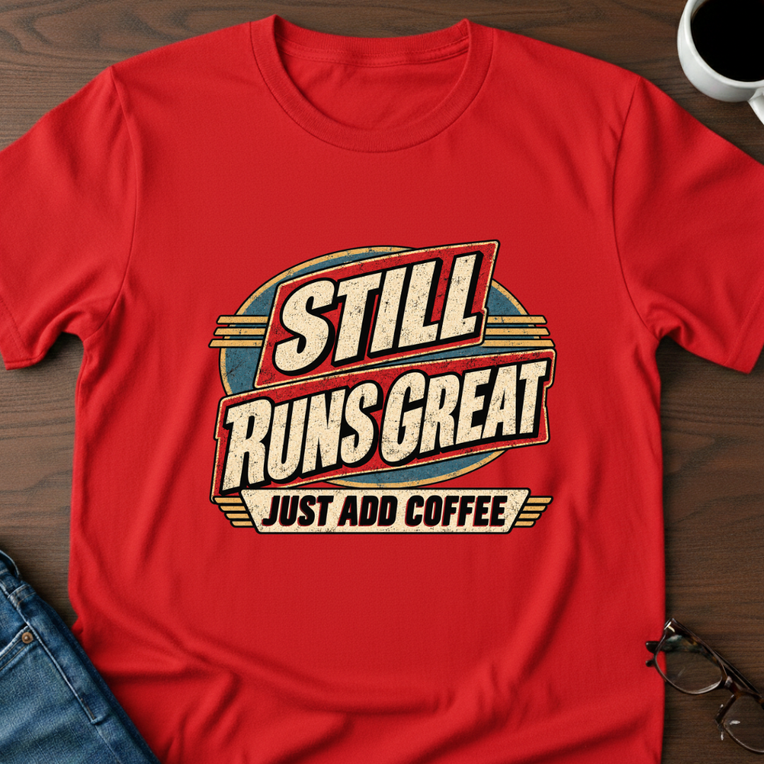 Runs Great - Just Add Coffee T-Shirt