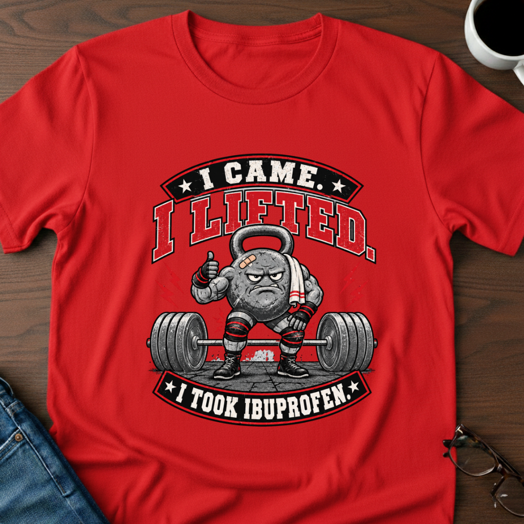 I Came, I Lifted, I Took Ibuprofen T-Shirt