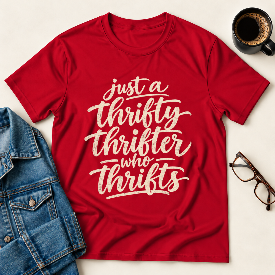 Just A Thrifty Thrifter Who Thrifts T-Shirt