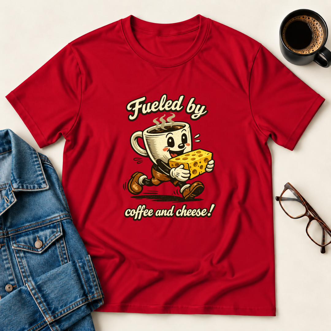 Fueled by Coffee & Cheese T-Shirt