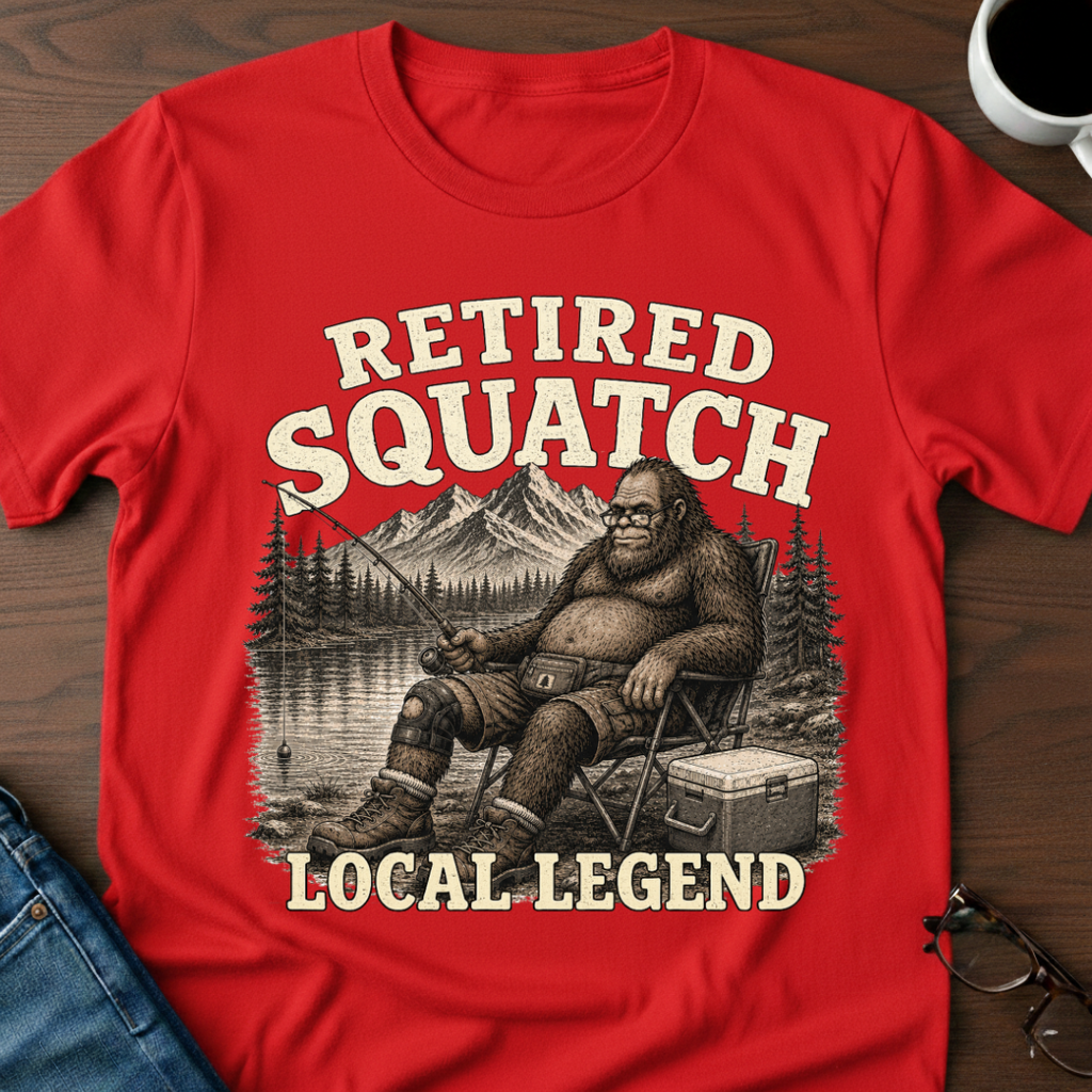 Retired Squatch - T-Shirt