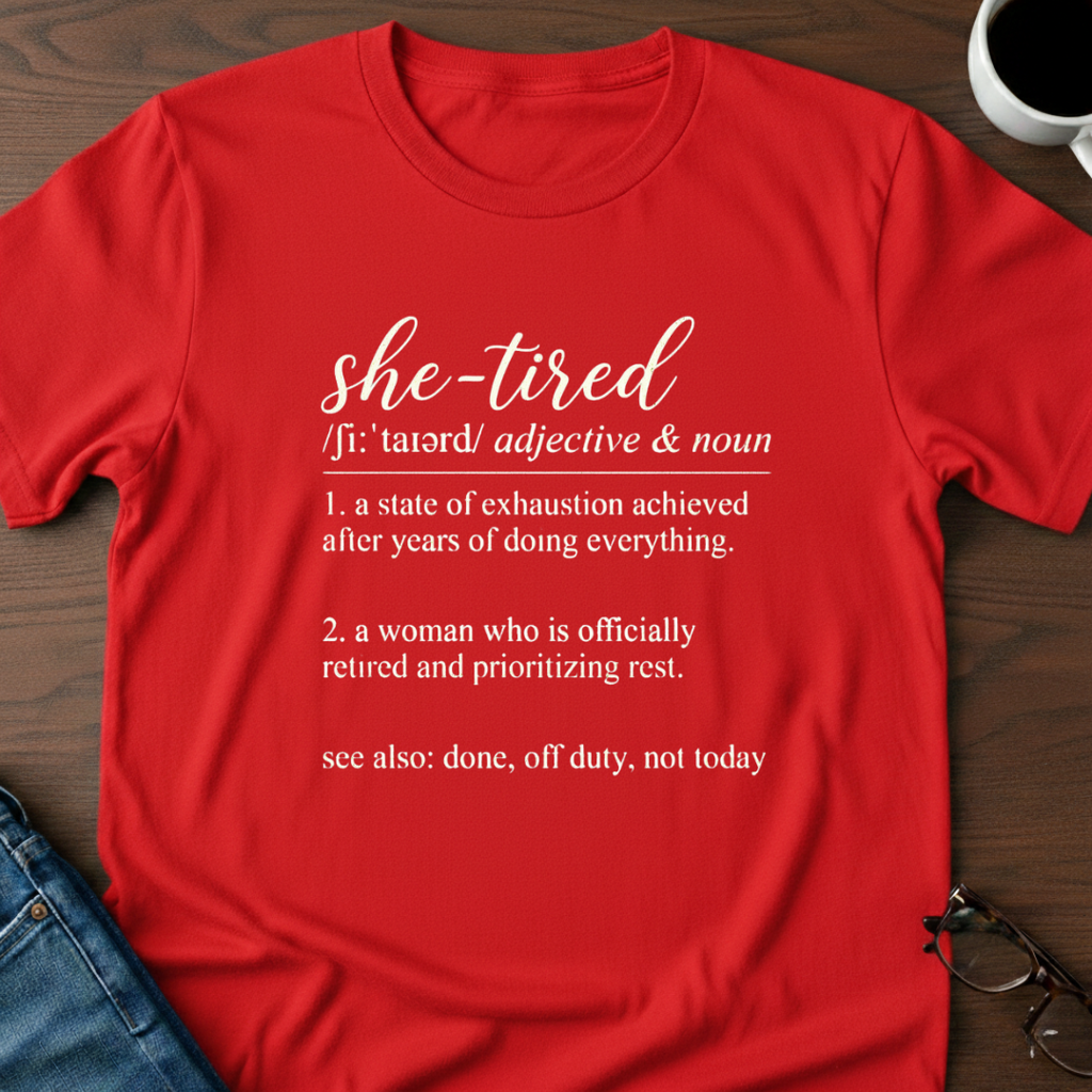 She-Tired & Retired T-Shirt