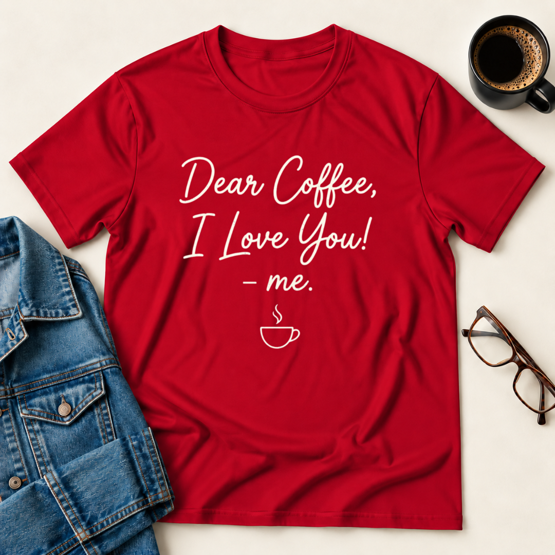 Dear Coffee, I Love You T-Shirt