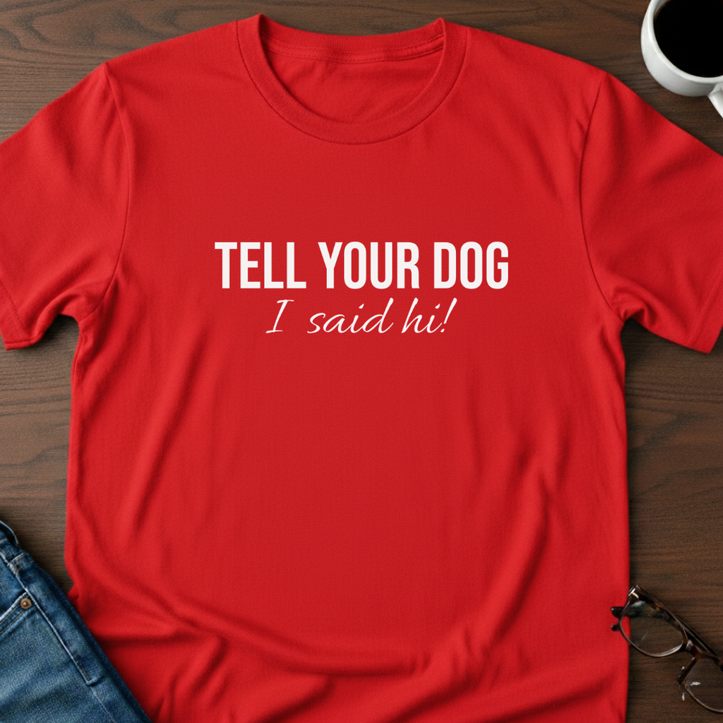 Tell Your Dog I Said Hi!  T-Shirt