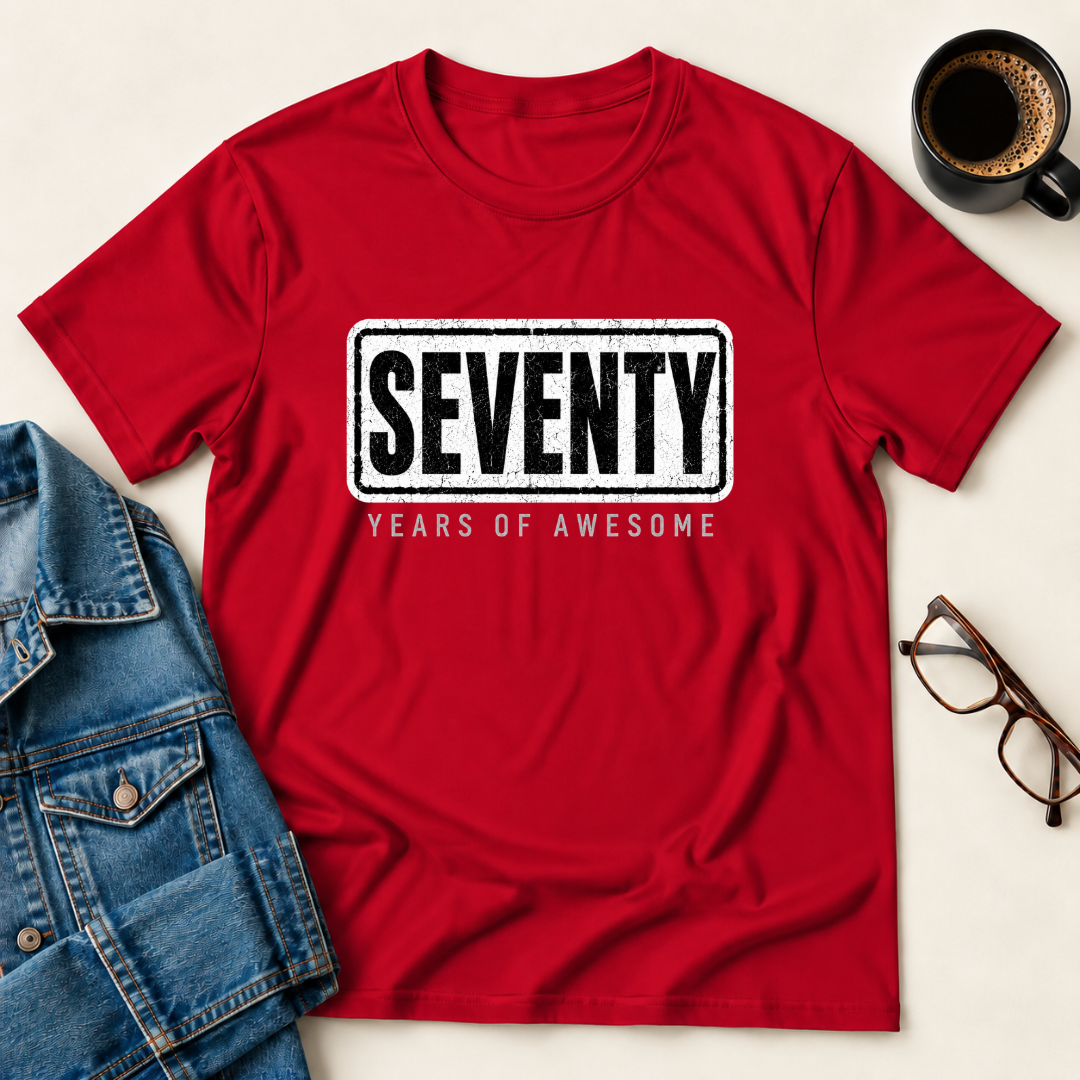 Seventy Years Of Awesome T-Shirt