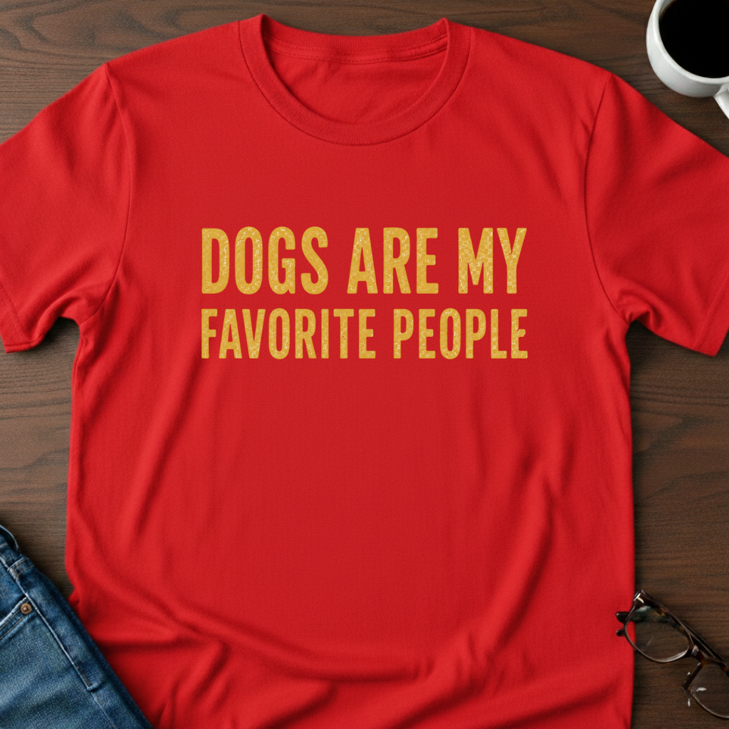 Dogs Are My Favorite People T-Shirt