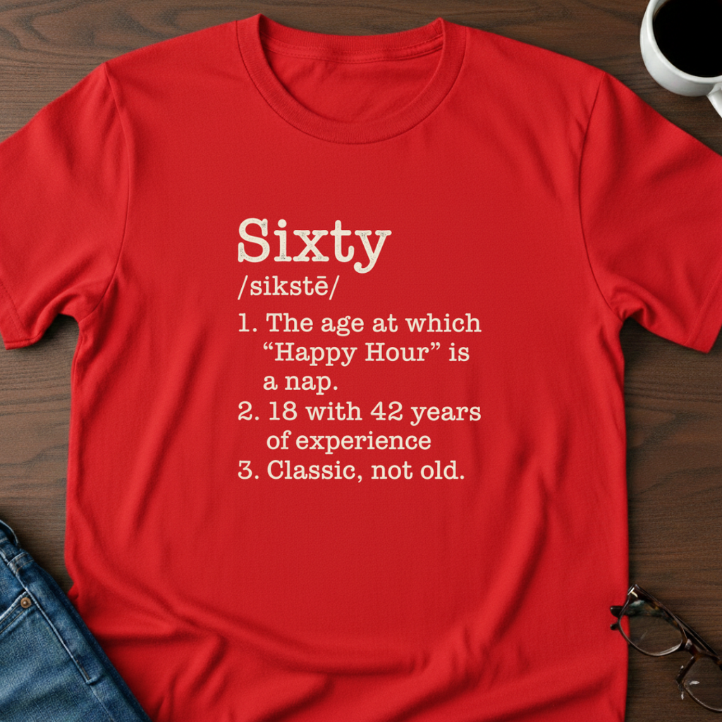Sixty Defined - Birthday T-Shirt