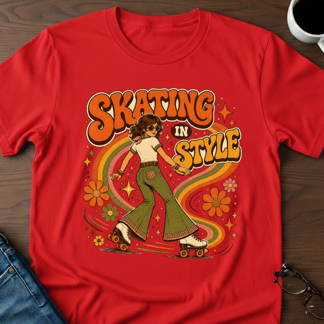 Skating In Style T-Shirt