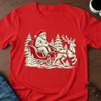 Santa Squatch & Rudolph T-Shirt