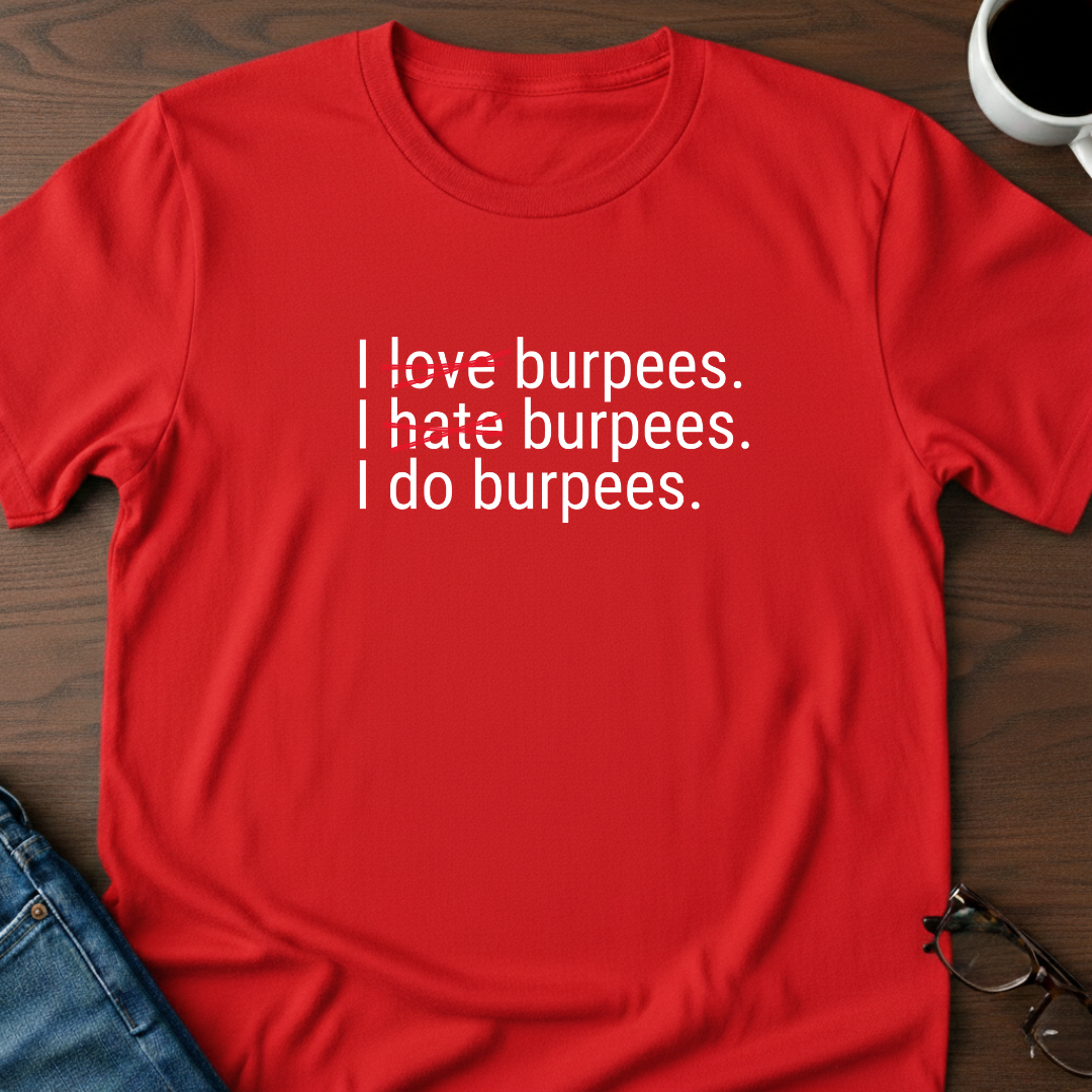 I Love, Hate, Do Burpees T-Shirt