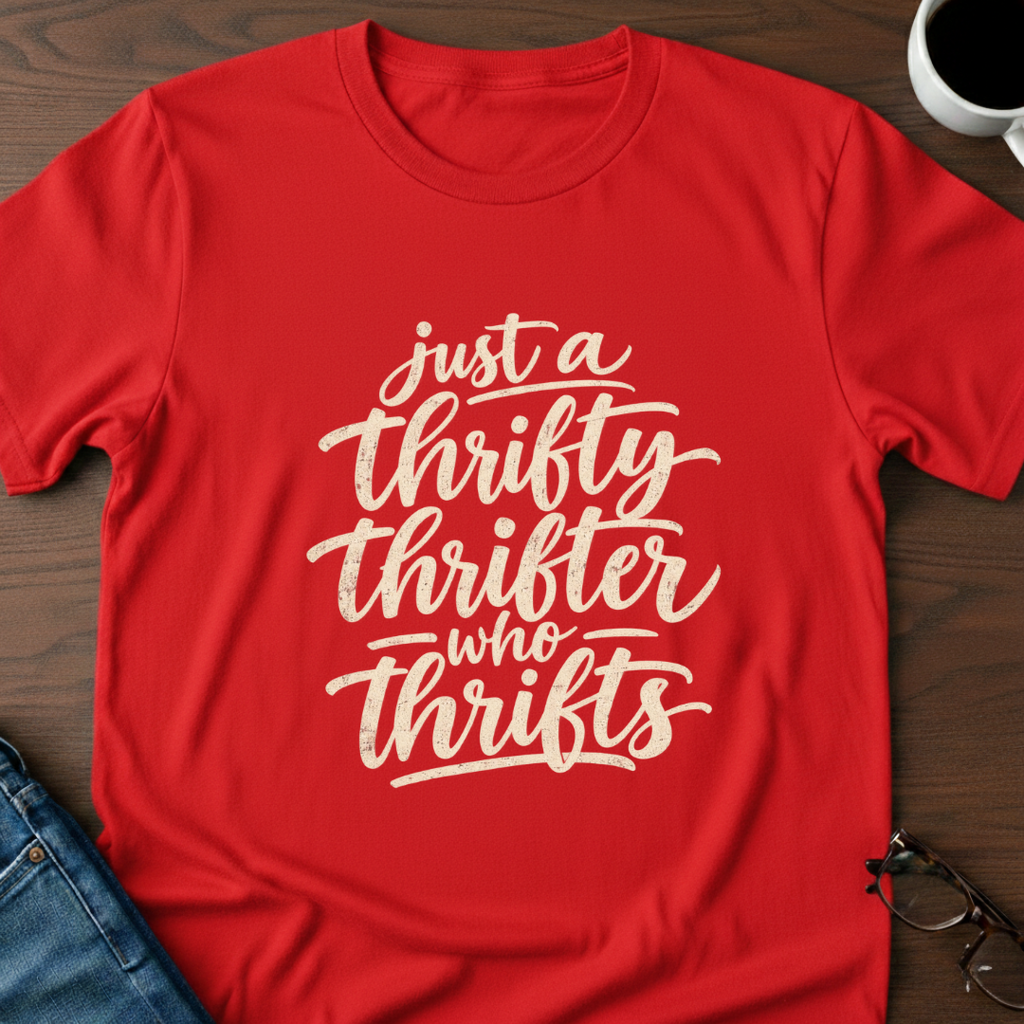 Just A Thrifty Thrifter Who Thrifts T-Shirt