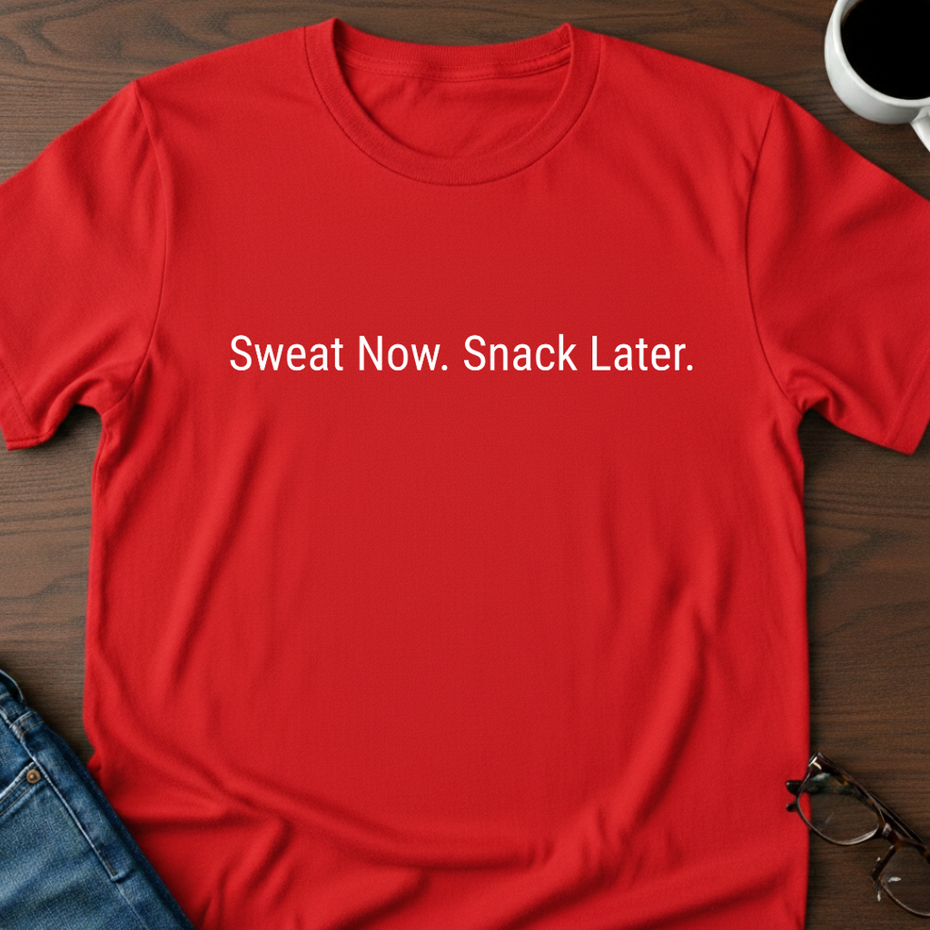 Sweat Now. Snack Later. T-Shirt