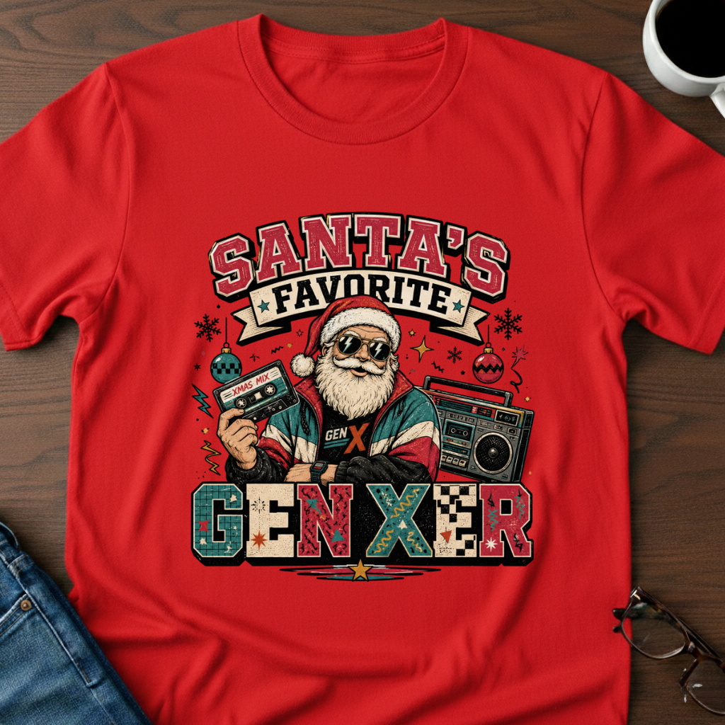 Santa's Favorite Gen-Xer T-Shirt