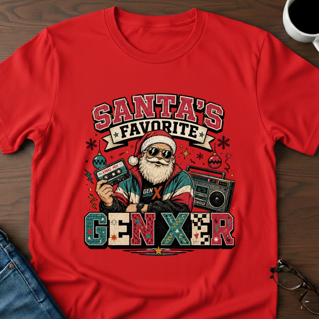 Santa's Favorite Gen-Xer T-Shirt