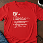 Fifty Defined - Birthday T-Shirt