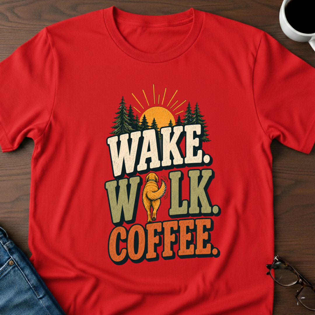 Wake Walk Coffee  T-Shirt