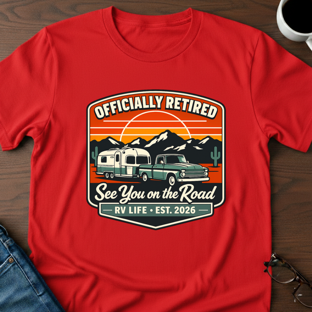Officially Retired 2026-T-Shirt