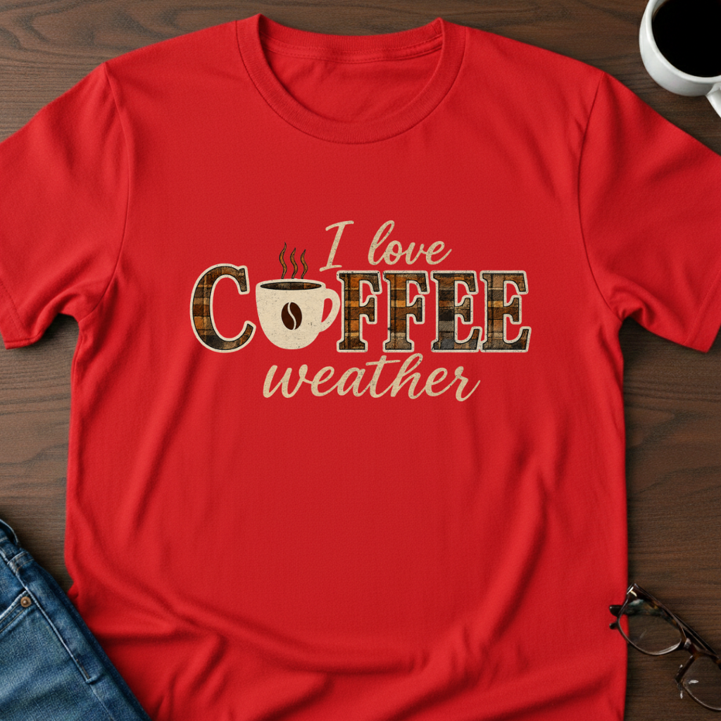 I Love Coffee Weather - T-Shirt