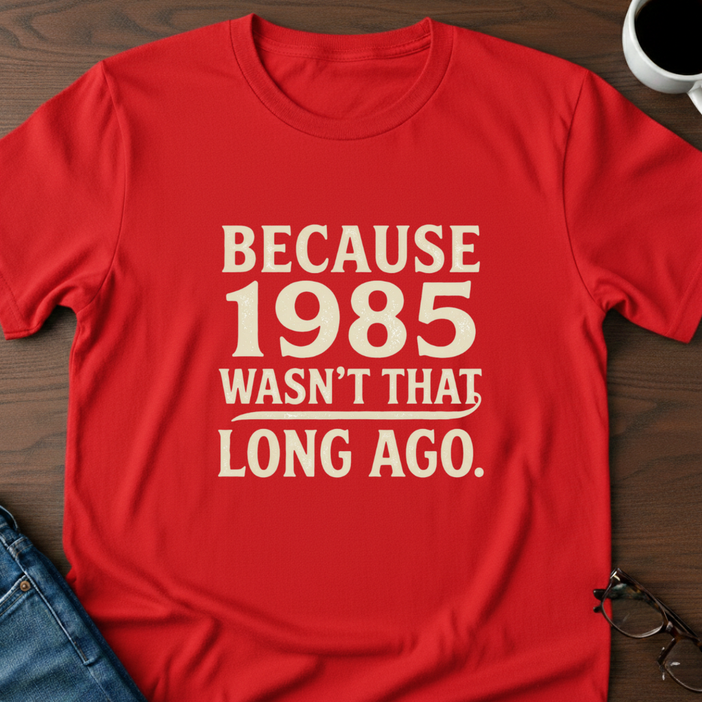 Because 1985 Wasn't That Long Ago T-Shirt