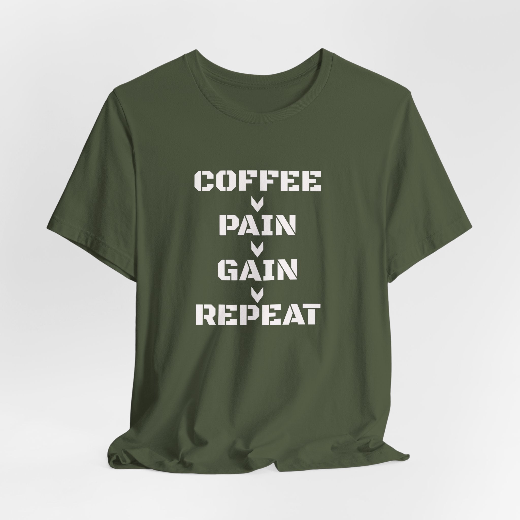 Coffee-Pain-Gain-Repeat T-Shirt